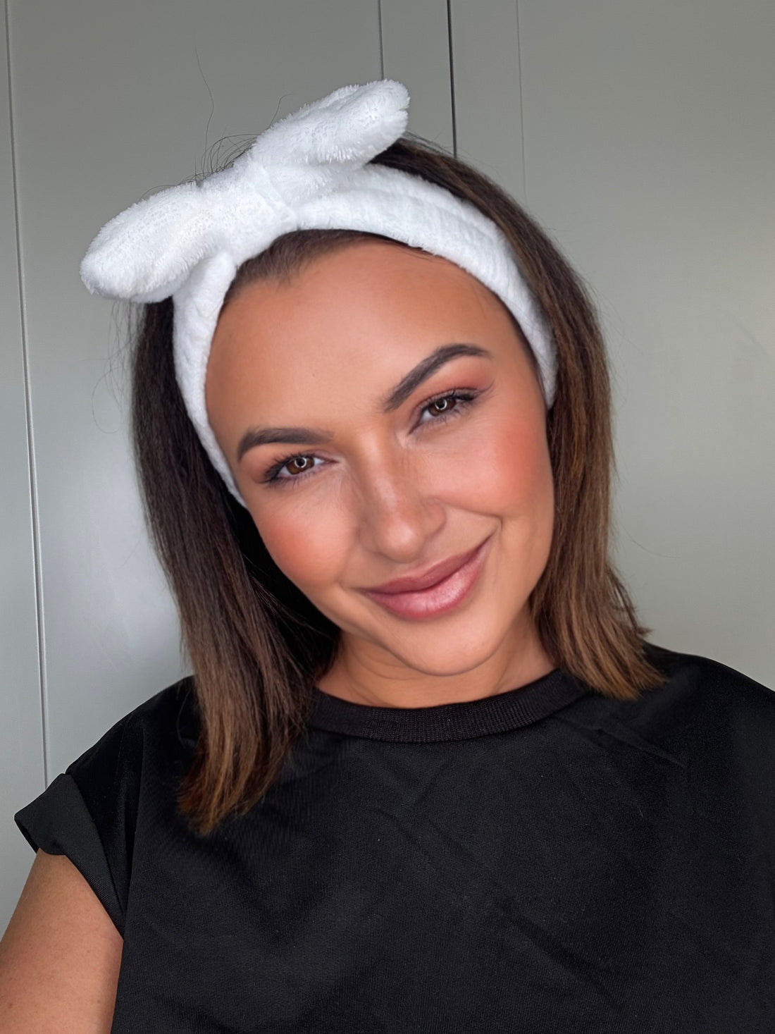 White Bow Beauty Headband
