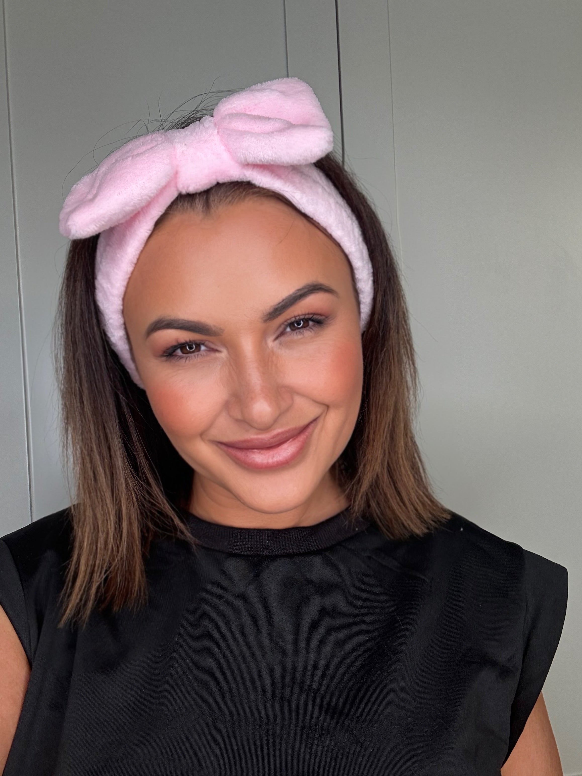 Pink Bow Beauty Headband