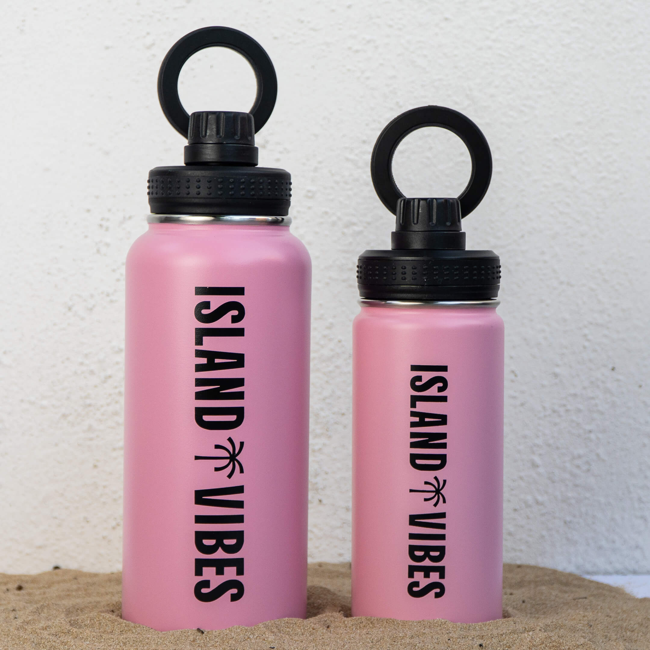 Tri-Bot - Pink Tripod Water Bottle