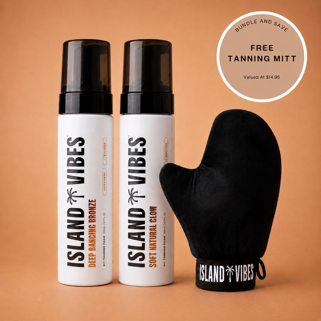 Island Vibes Glow 365 Bundle Mixed self tan value pack