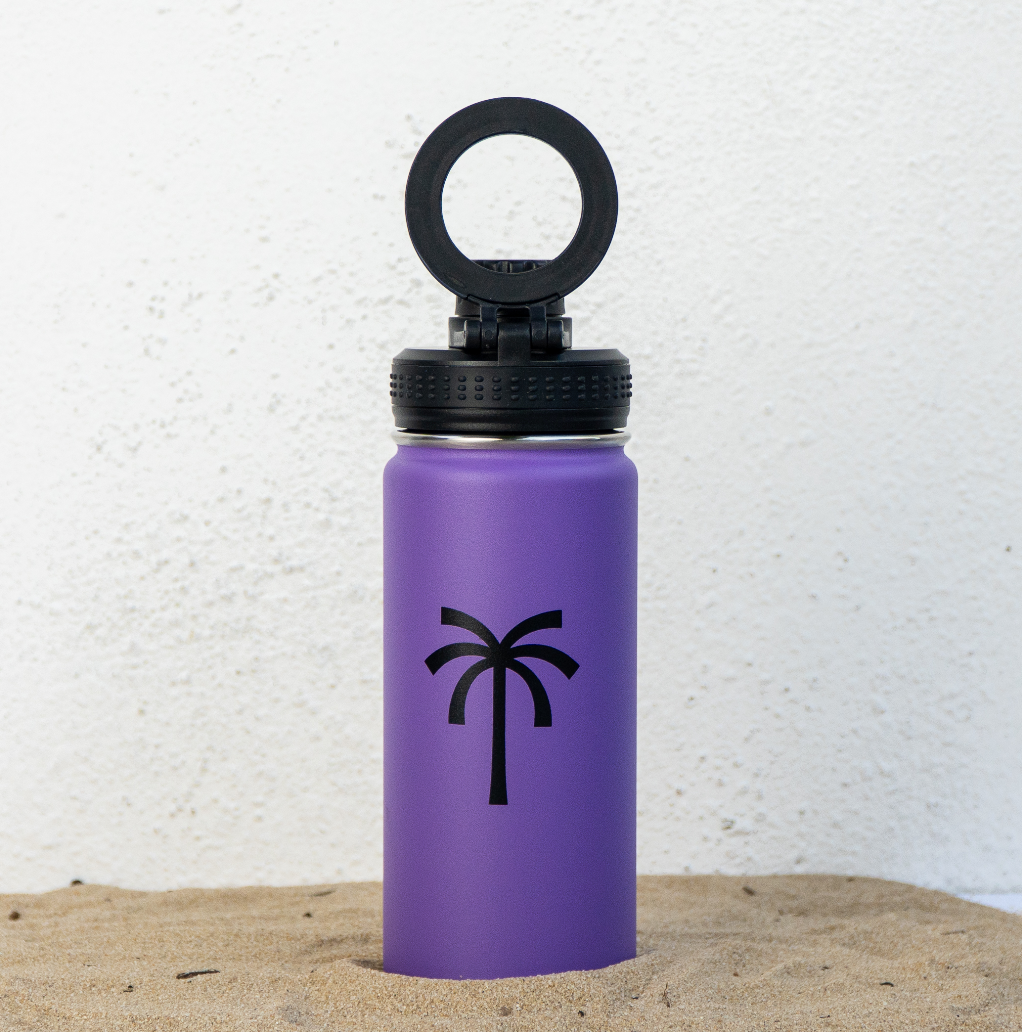 Tri-Bot - Purple Tripod Water Bottle