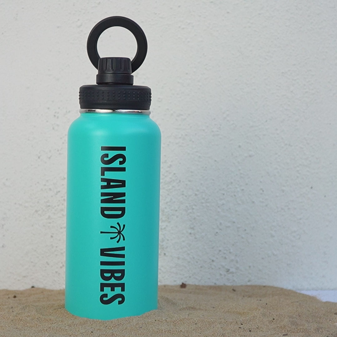 Tri-Bot - Teal Tripod Water Bottle