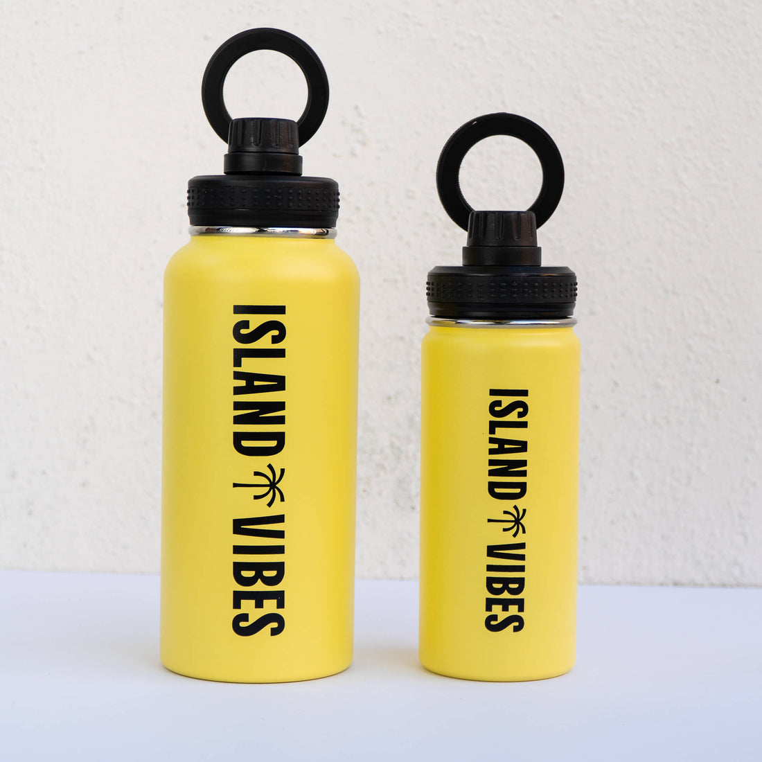 IV Tri-Bot - Yellow Tripod Water Bottle