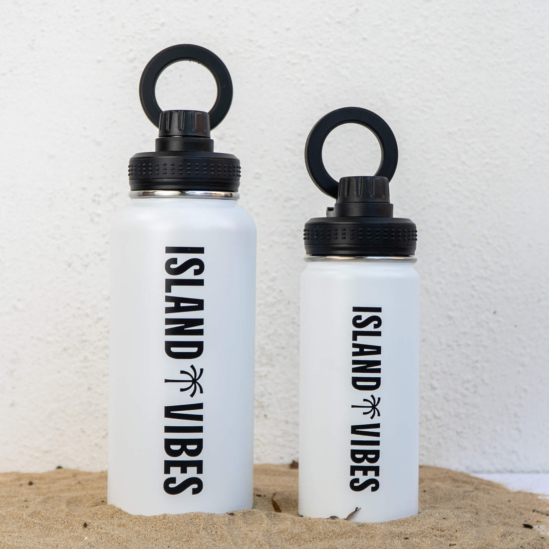 Tri-Bot - White Tripod Water Bottle