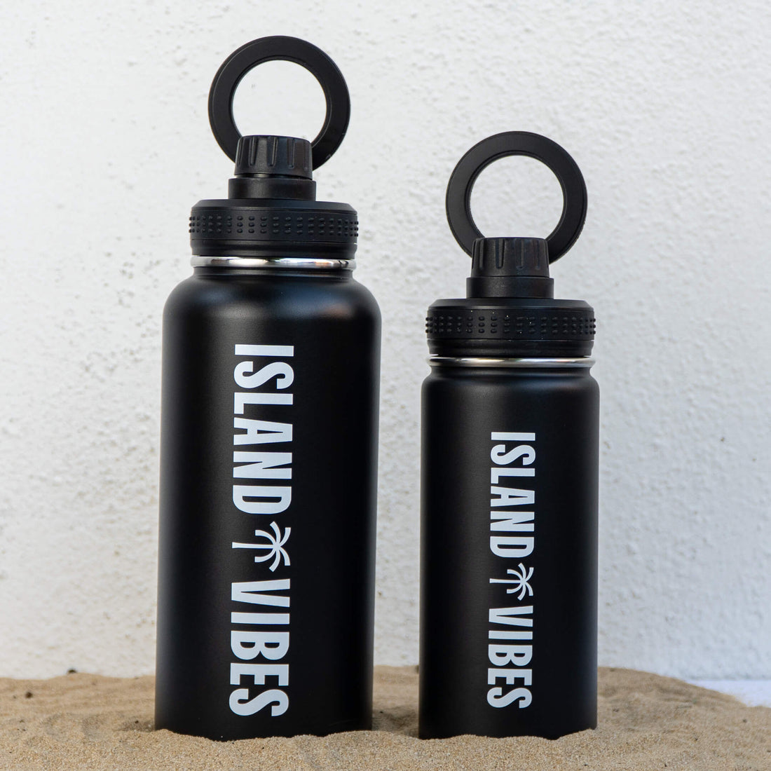 Tri-Bot - Black Tripod Water Bottle