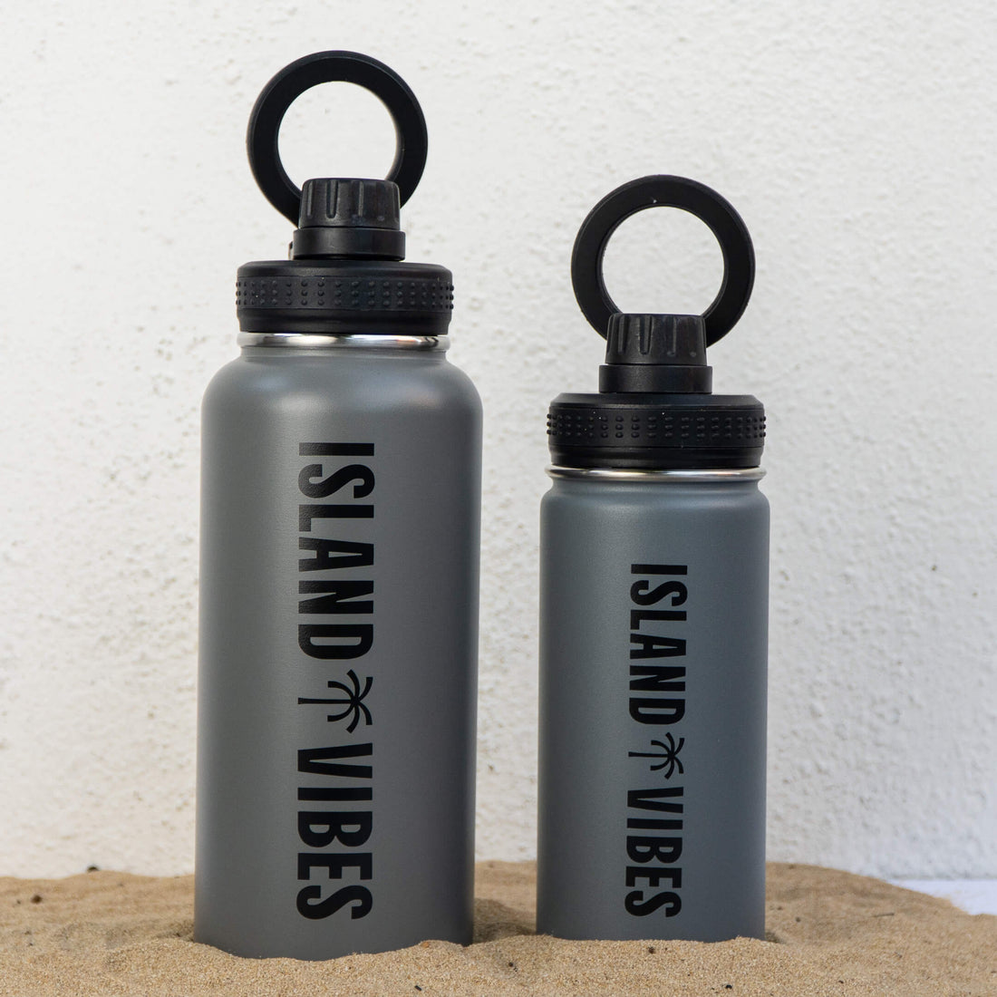 Tri-Bot - Grey Tripod Water Bottle