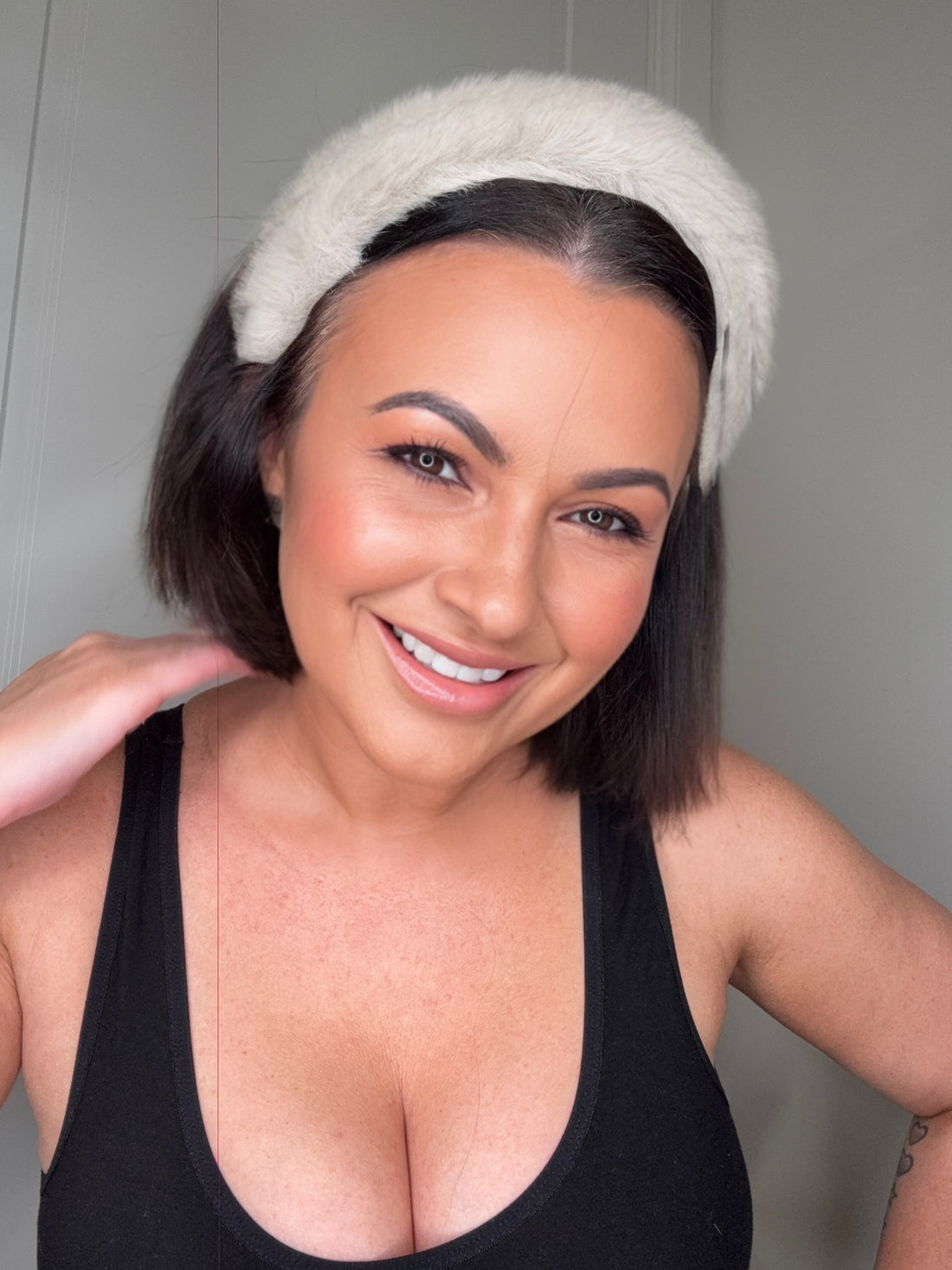 Fluffy Beauty Headband - Caramel