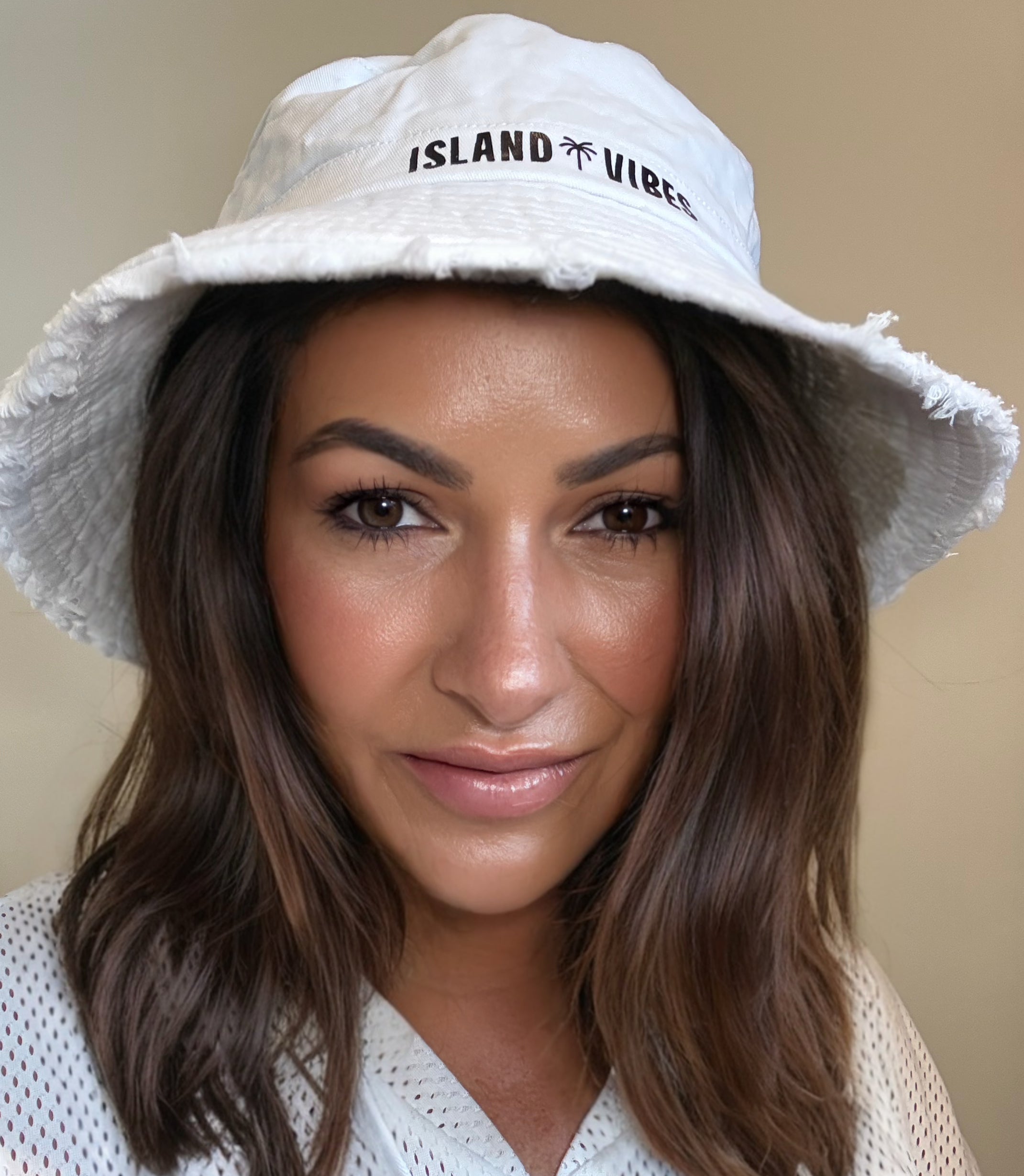White Bucket Hat