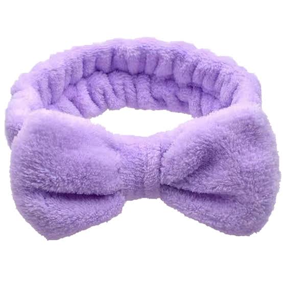 Hot Pink / Purple Bow Duo - Beauty Headbands