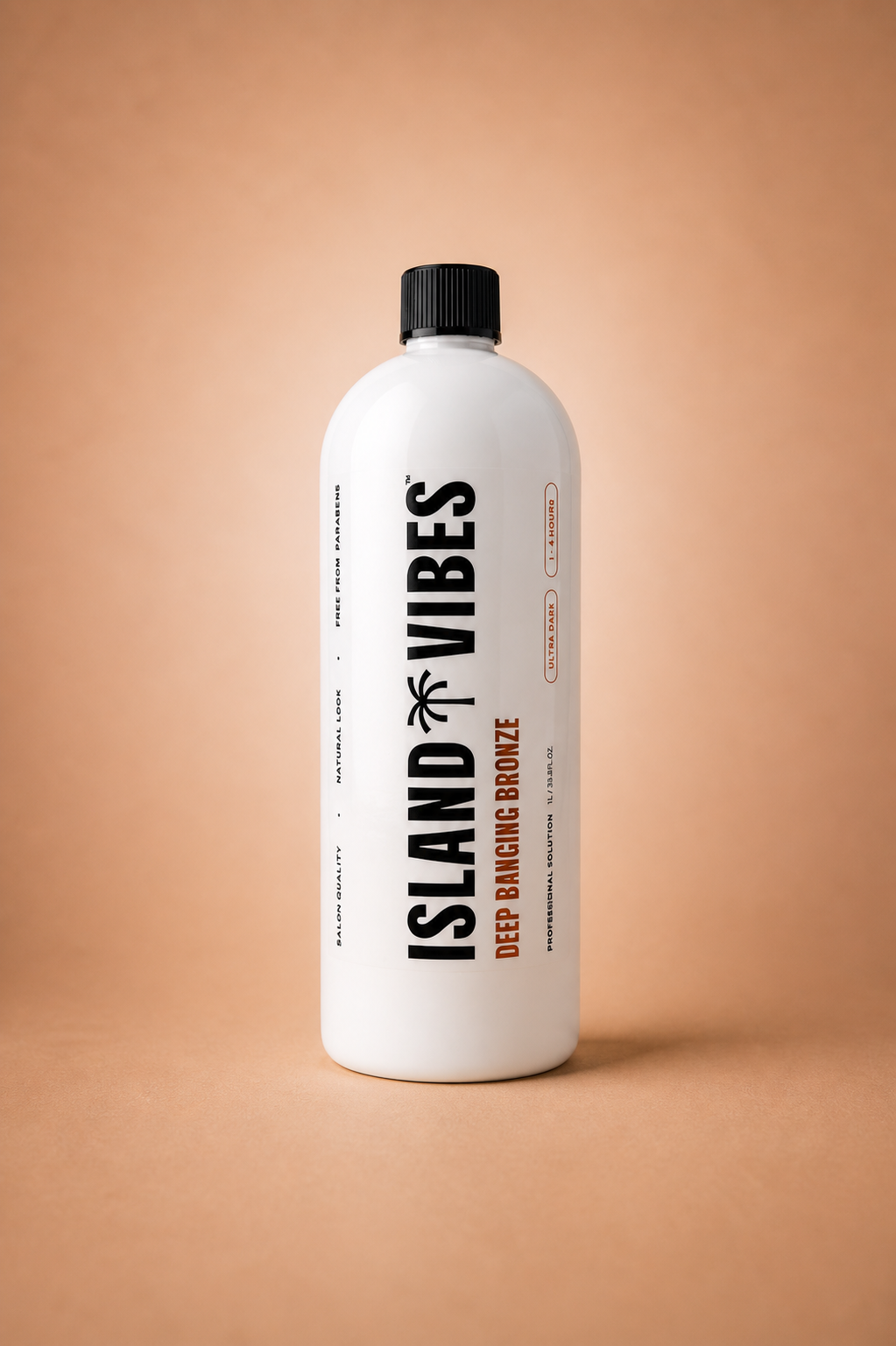 Island Vibes Pro Tan Deep Banging Bronze professional spray tan solution