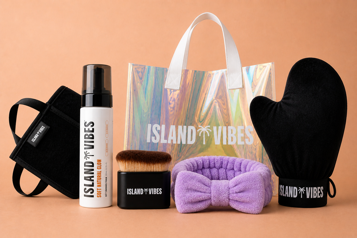 Island Vibes Best Value Pack Medium self tan bundle
