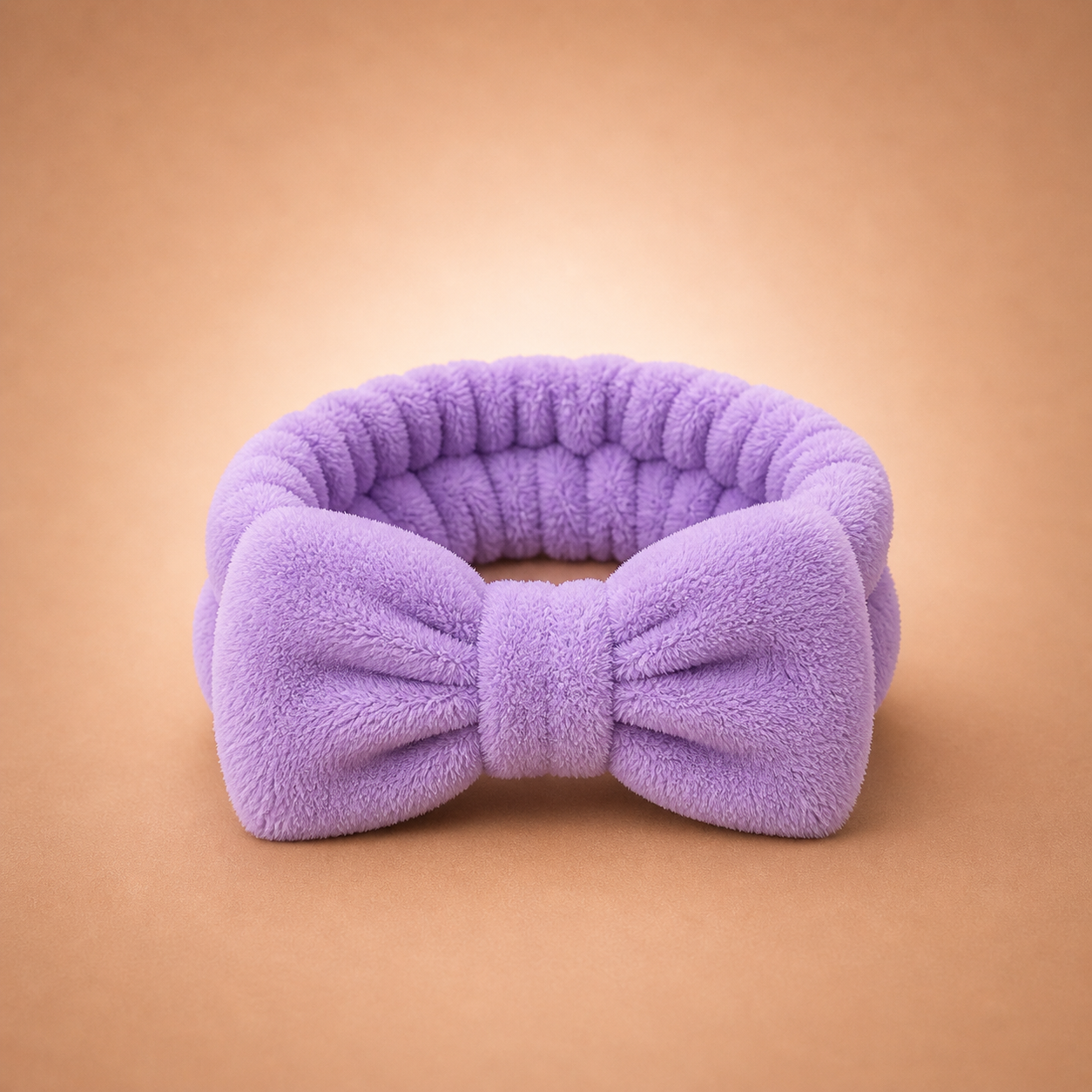 Island Vibes Purple Bow Beauty Headband for tanning