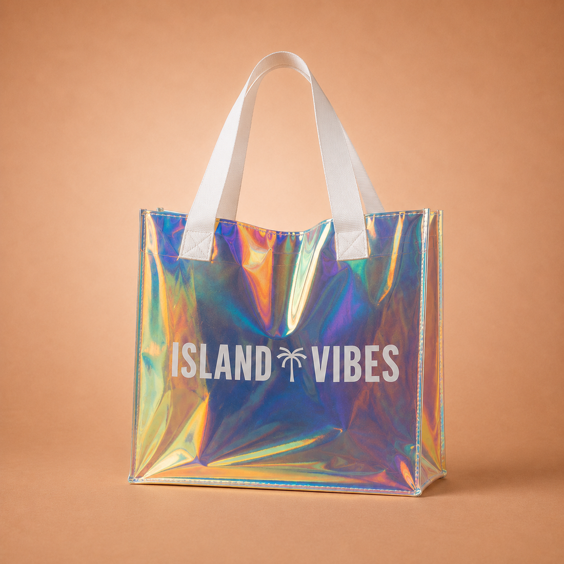 Island Vibes small beach bag tote bag