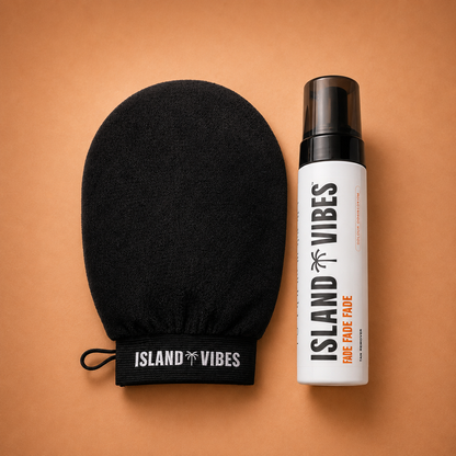 Island Vibes Tan Remover Bundle Fade and Scrub Me mitt