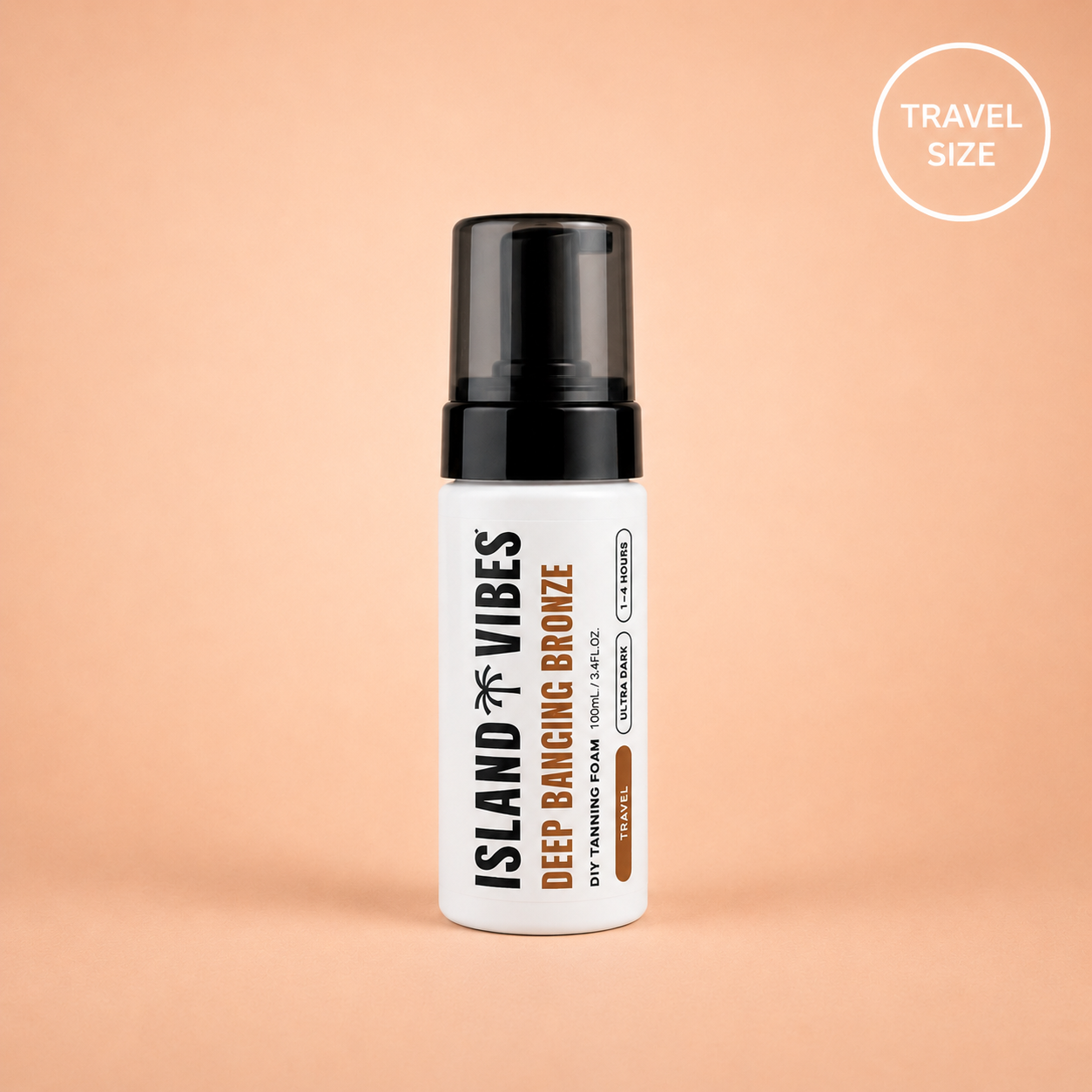 Island Vibes Travel Size Dark self tan mousse 100ml