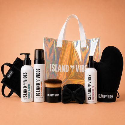 Island Vibes I Want It All Set Deep Banging Bronze complete self tan kit