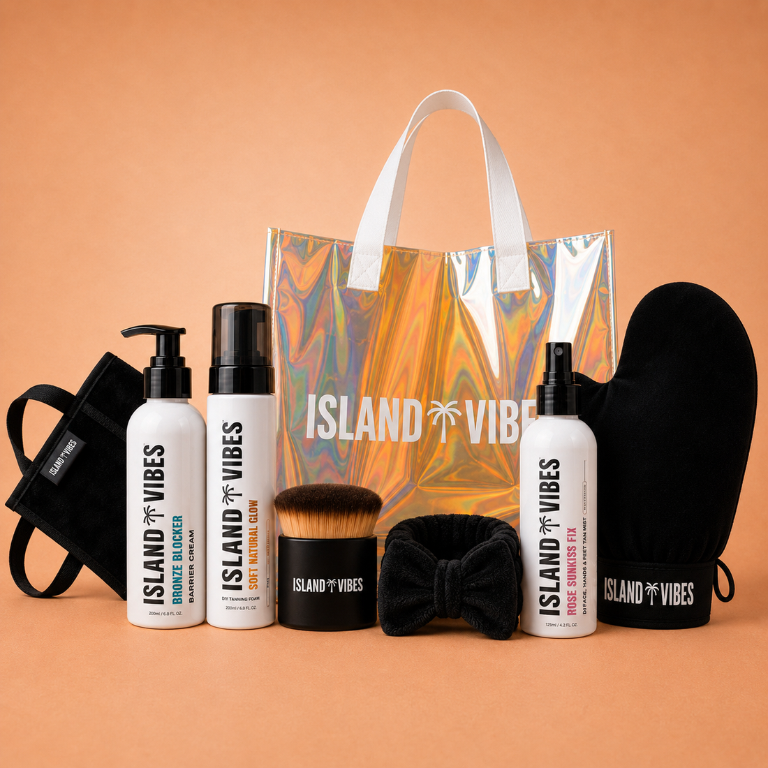 Island Vibes I Want It All Set Soft Natural Glow complete tan kit